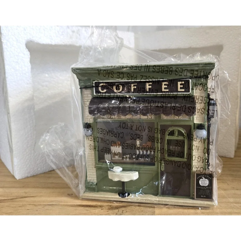 New! Bath & Body Works BOOKSTORE/COFFEE SHOP Light-up 3-Wick Candle Holder